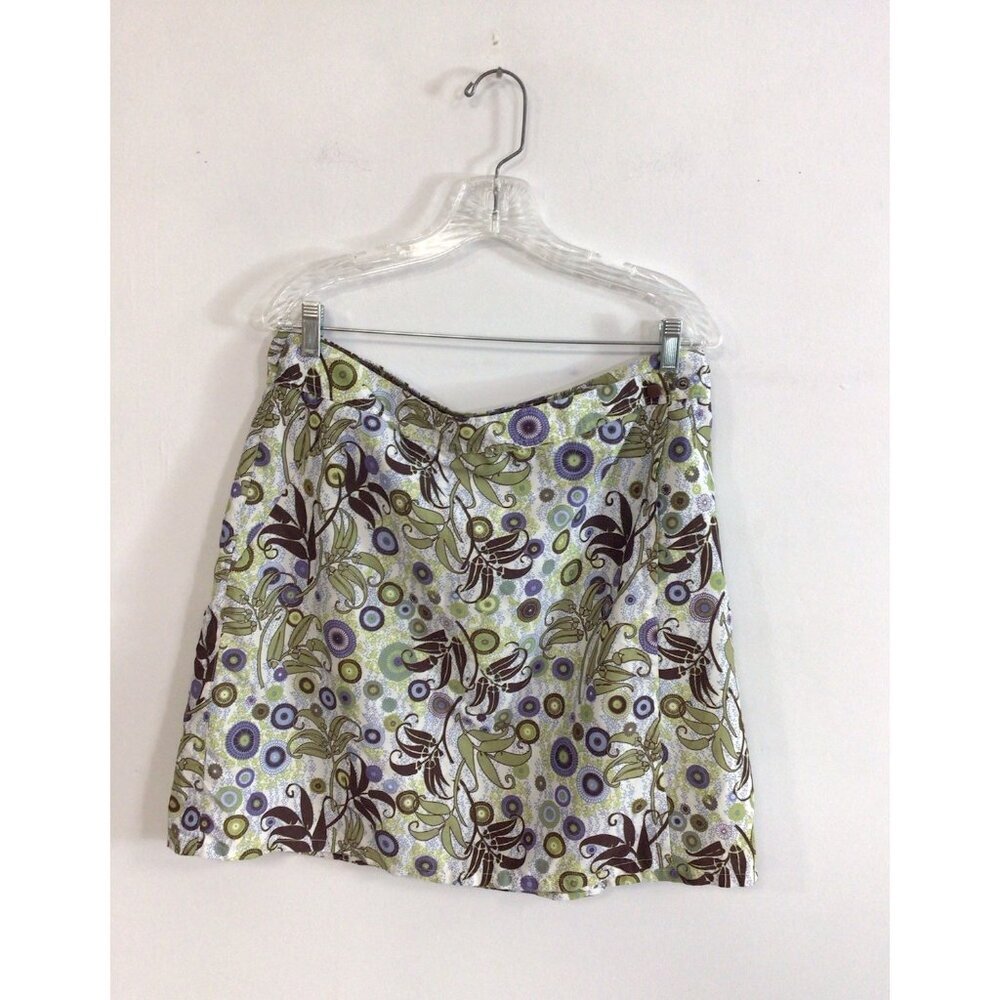 Isis Floral Golf Skirt Pickleball Tennis Womens Large